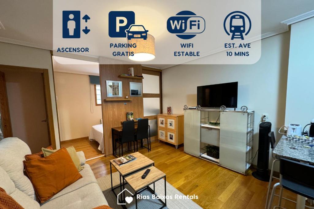 Centrico Con Parking Y Wifi ツ By Rias Baixas Rentals Vigo Exterior foto